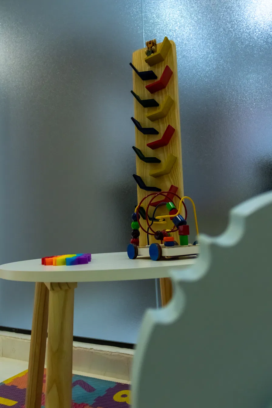Brinquedos educativos no espaço infantil